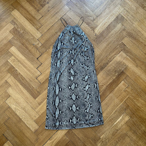 Gucci by Tom Ford SS00 Python Print Viscose Dress