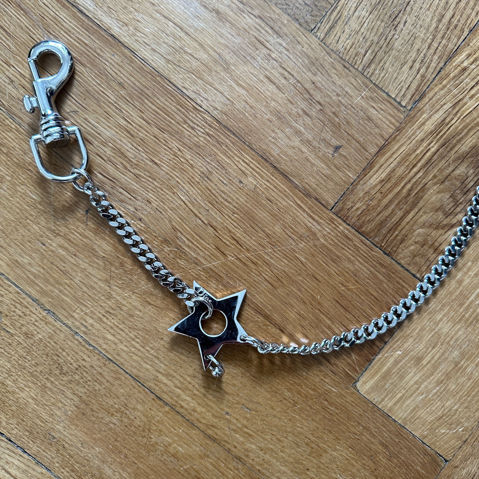 Christian Dior by John Galliano SS04 Hardcore Pierced Star Key Chain