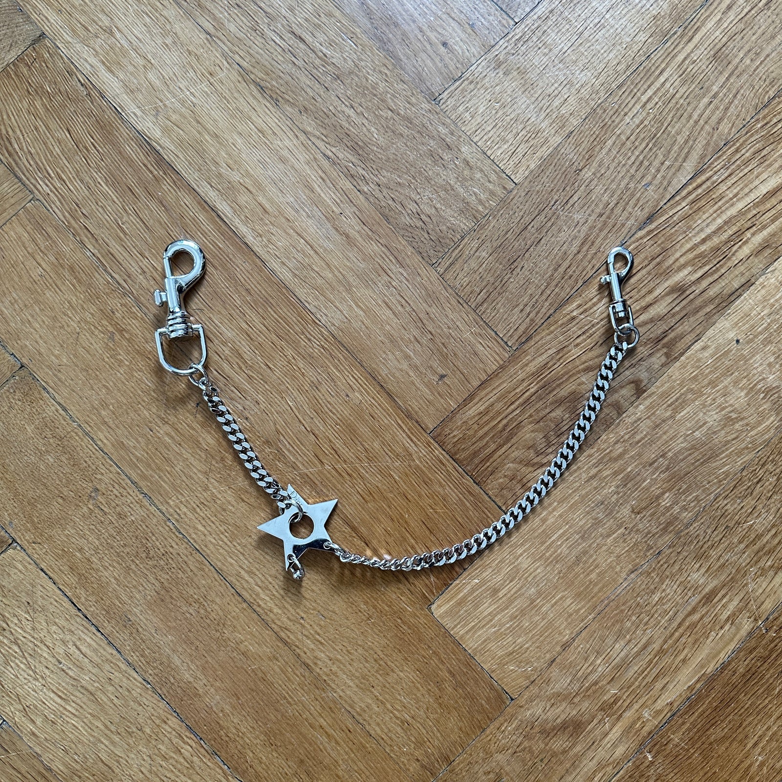 Christian Dior by John Galliano SS04 Hardcore Pierced Star Key Chain