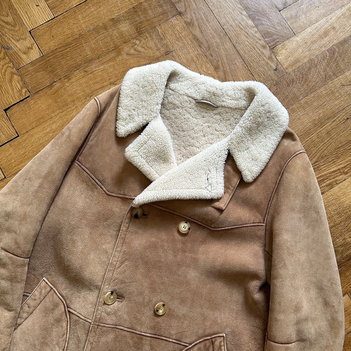 Balmain FW11 by Christophe Decarnin Shearling Coat