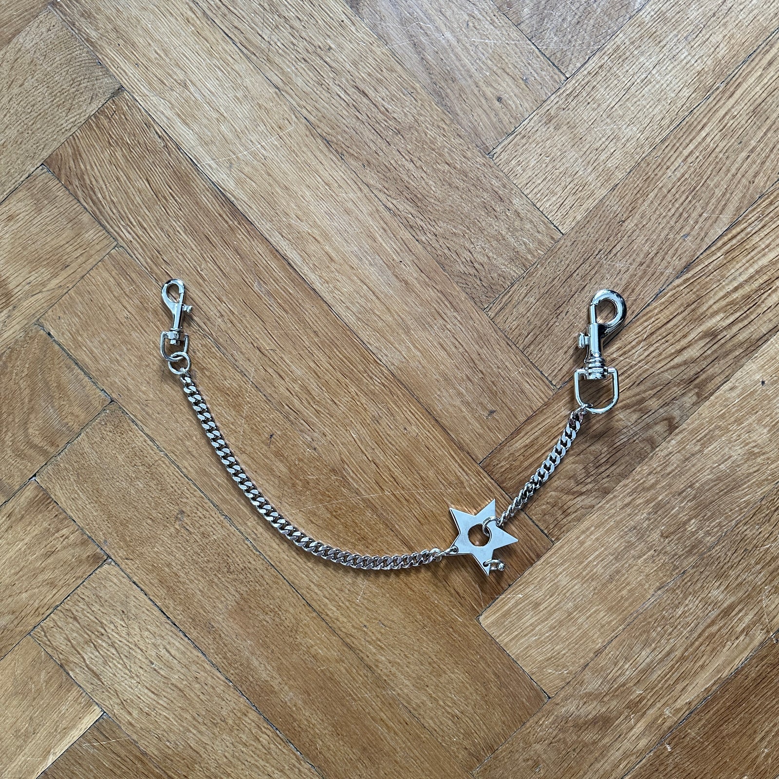 Christian Dior by John Galliano SS04 Hardcore Pierced Star Key Chain