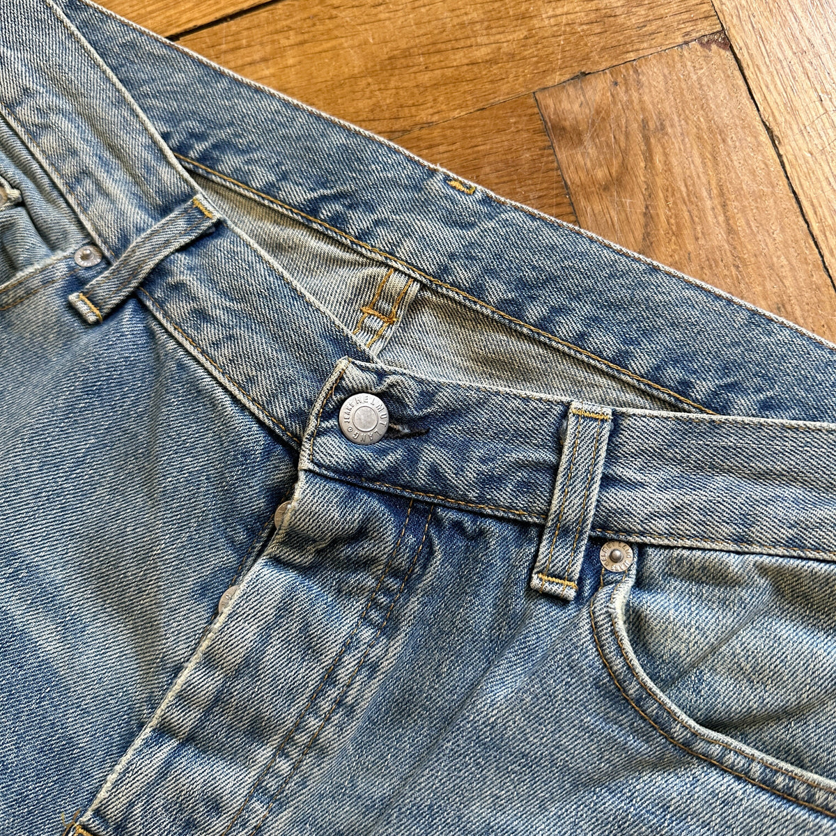 Helmut Lang 90s Classic Cut Vintage Sanded Denim