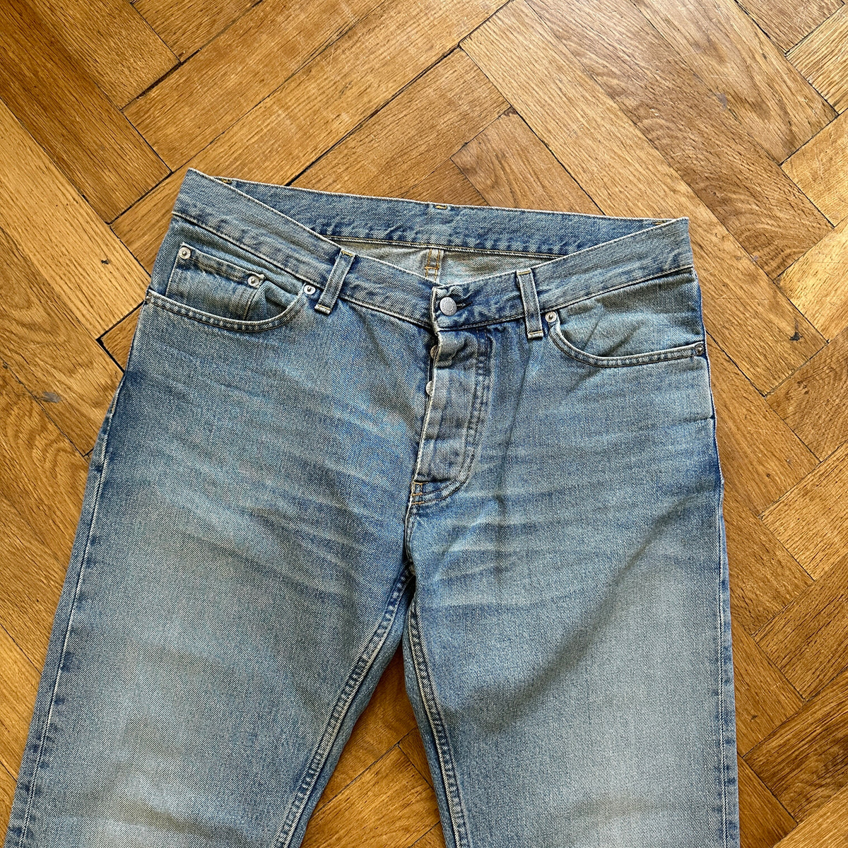 Helmut Lang 90s Classic Cut Vintage Sanded Denim