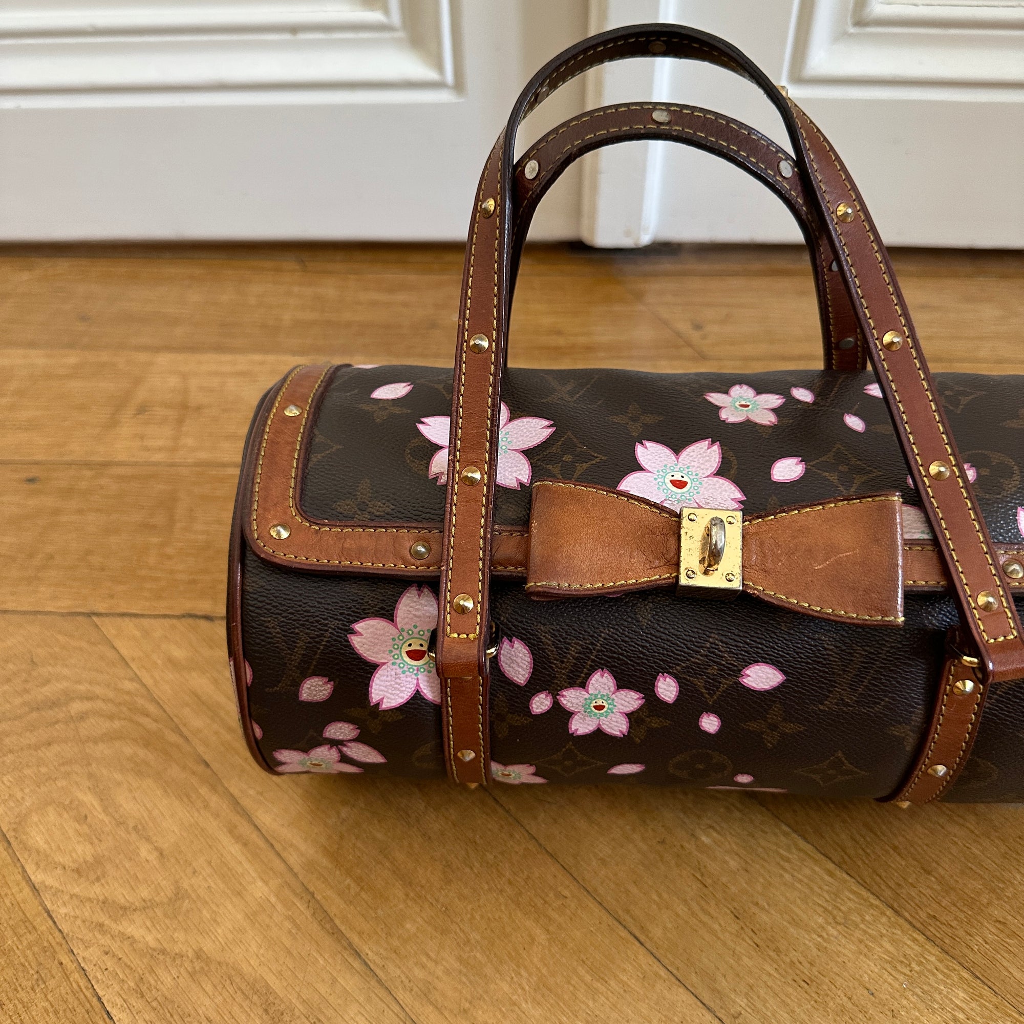 Louis Vuitton Takashi Murakami 2003 Cherry Blossom Monogram Papillon Bag