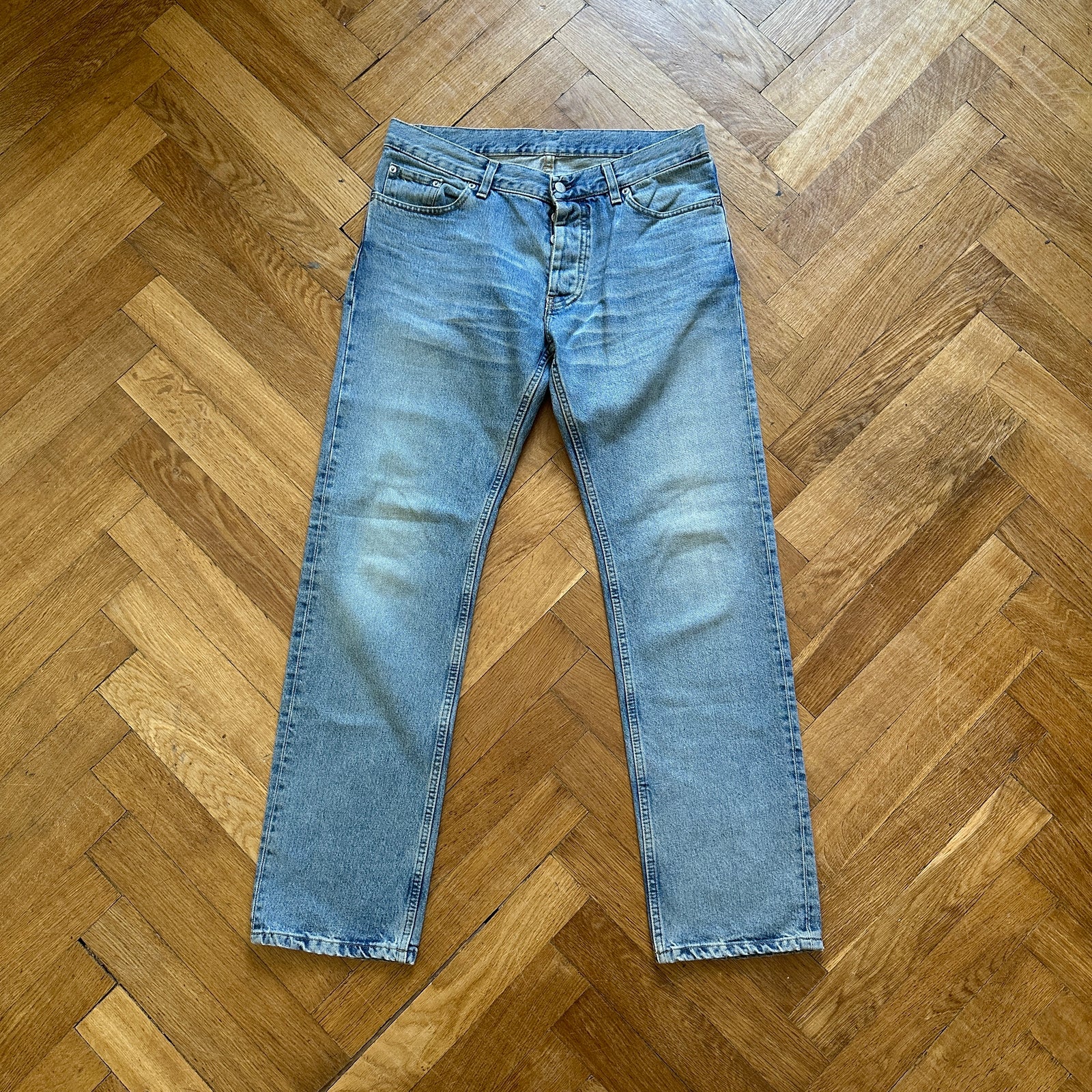 Helmut Lang 90s Classic Cut Vintage Sanded Denim