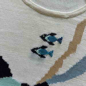 Fendi Fili Di Casa 90s Ocean Knit Sweater