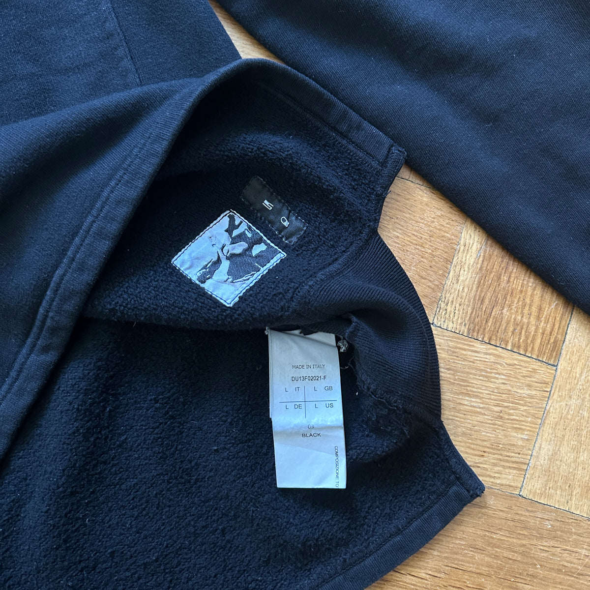 Rick Owens DRKSHDW FW13 Paneled Crewneck