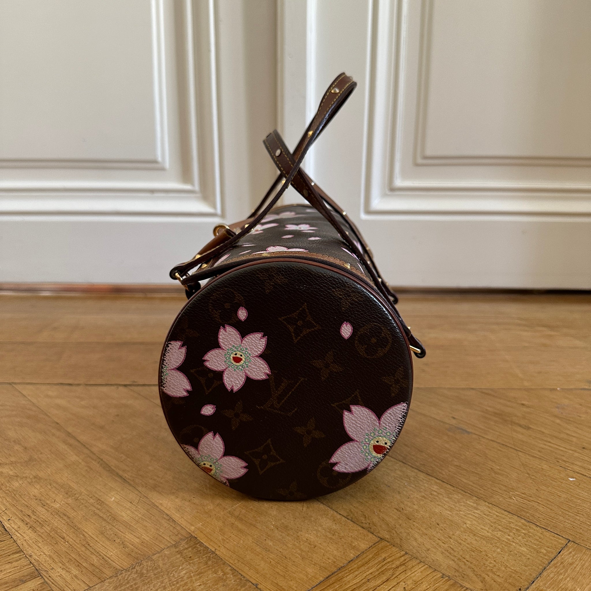 Louis Vuitton x Takashi Murakami 'Cherry Blossom Monogram Papillon' tote