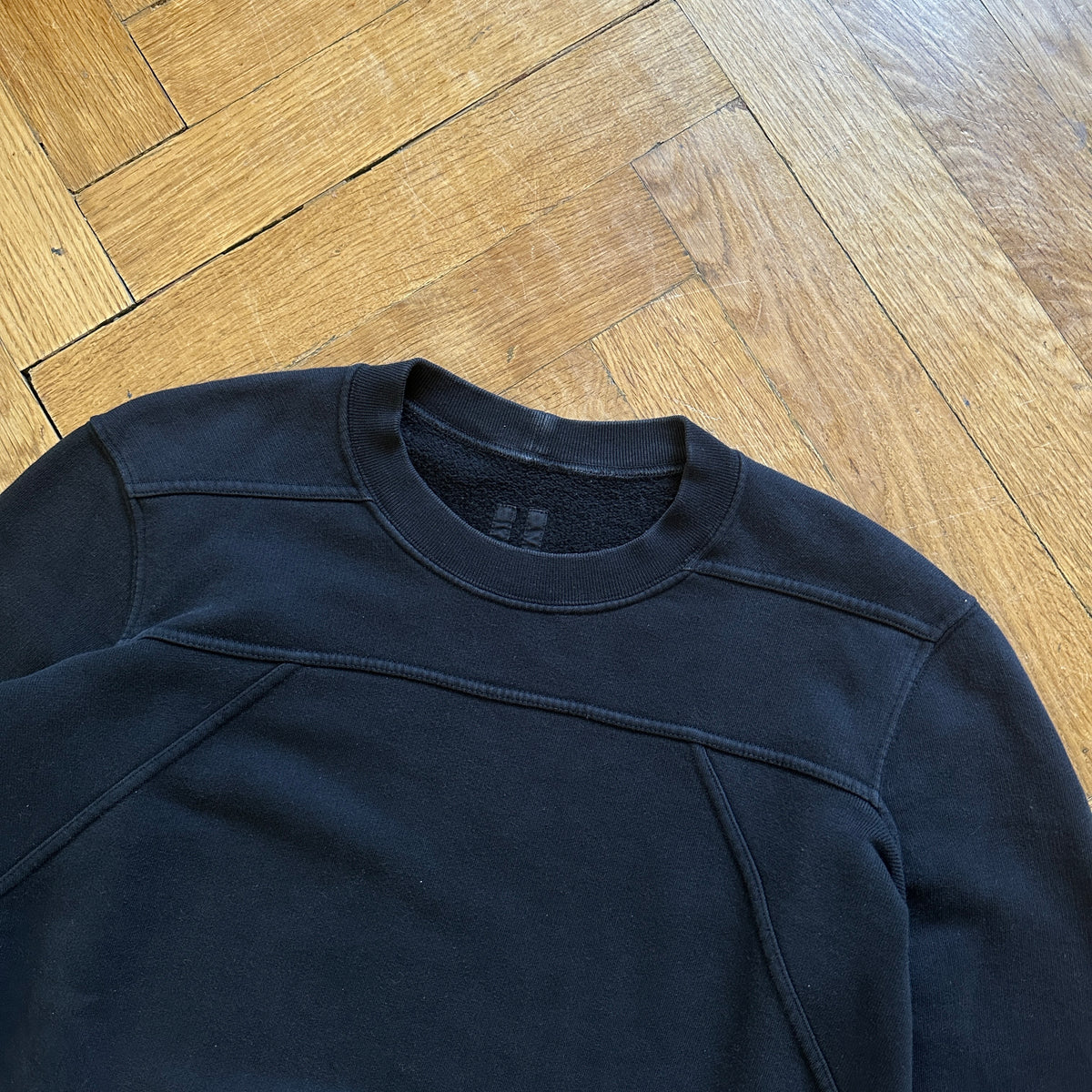 Rick Owens DRKSHDW FW13 Paneled Crewneck