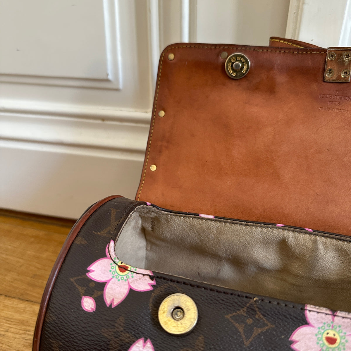 Louis Vuitton Takashi Murakami 2003 Cherry Blossom Monogram Papillon Bag