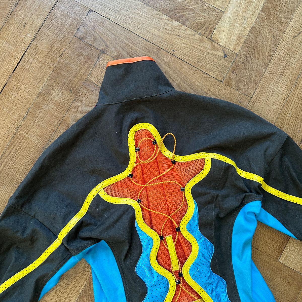 Issey Miyake Vintage Multicolor Laced Cropped Jacket