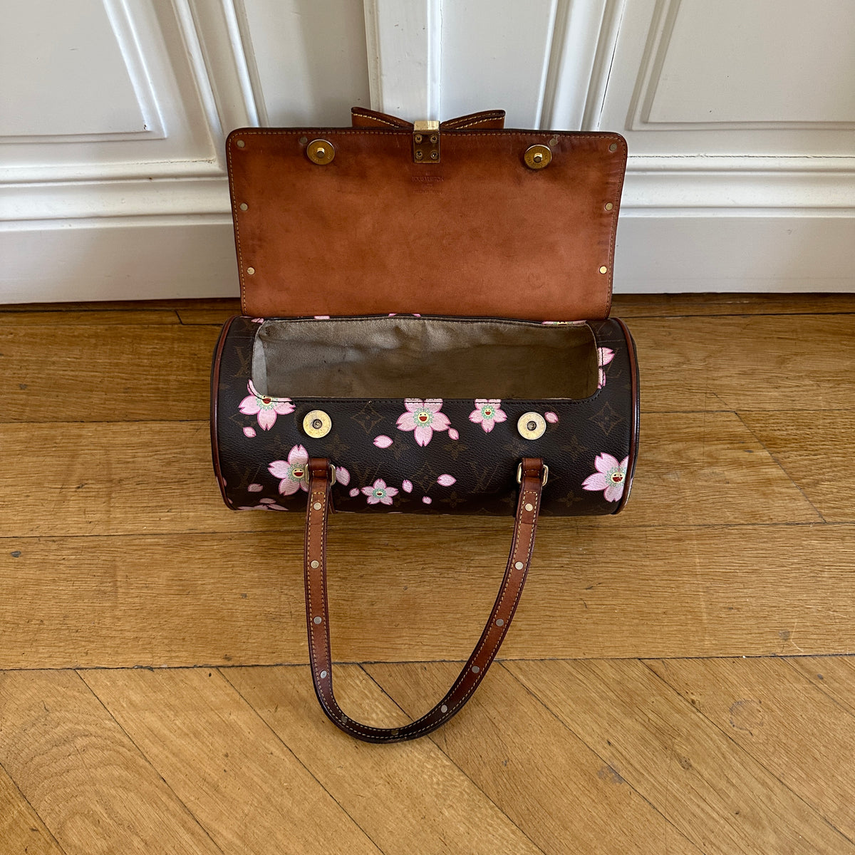 Louis Vuitton Takashi Murakami 2003 Cherry Blossom Monogram Papillon Bag