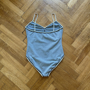 Chanel SS98 Grey Logo Swimsuit Body