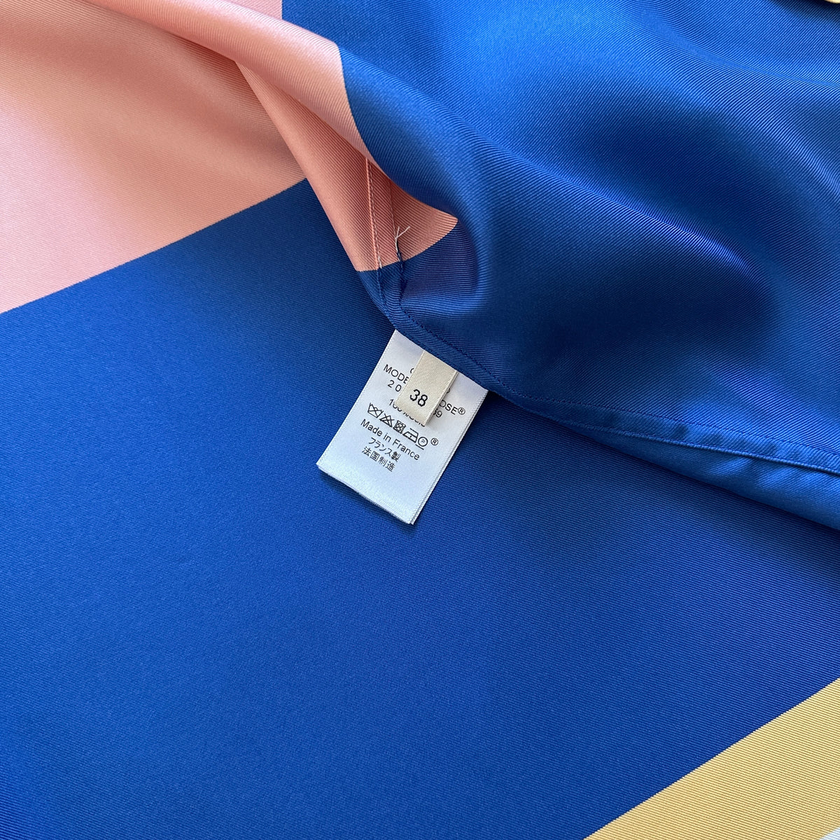Celine by Phoebe Philo SS11 Silk Colorblock Shirt