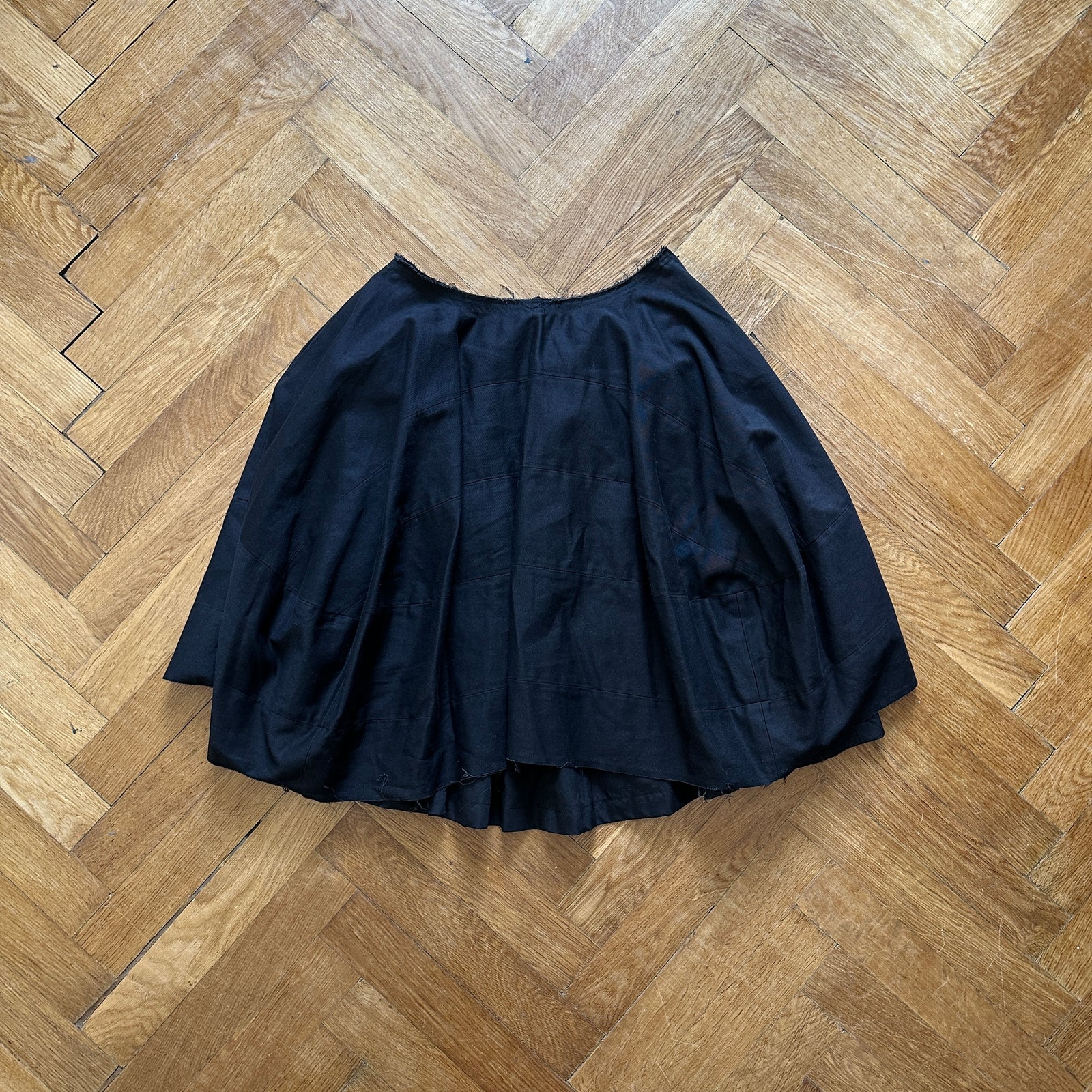 Comme des Garçons Raw Hem Skirt
