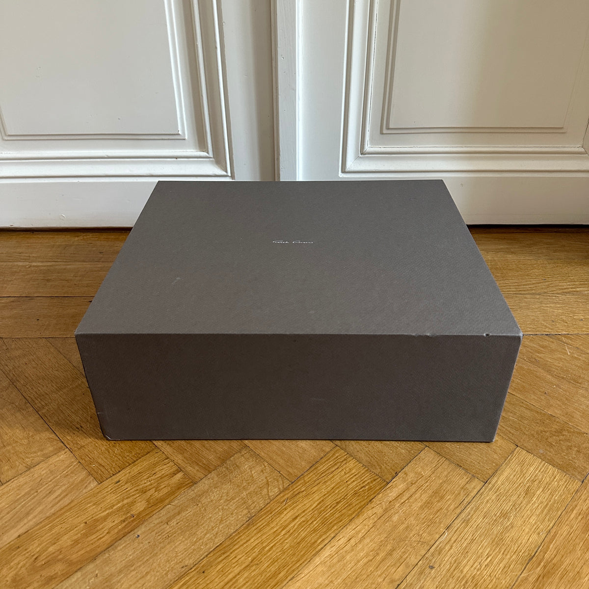 Rick Owens Black Leather Cargobaskets