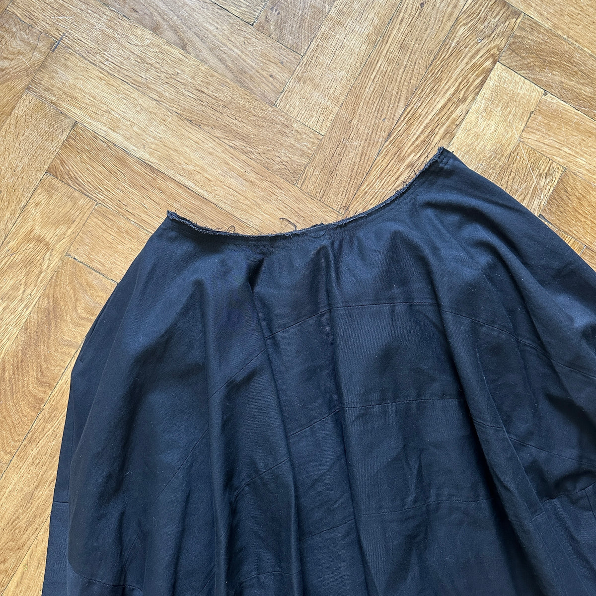 Comme des Garçons Raw Hem Skirt