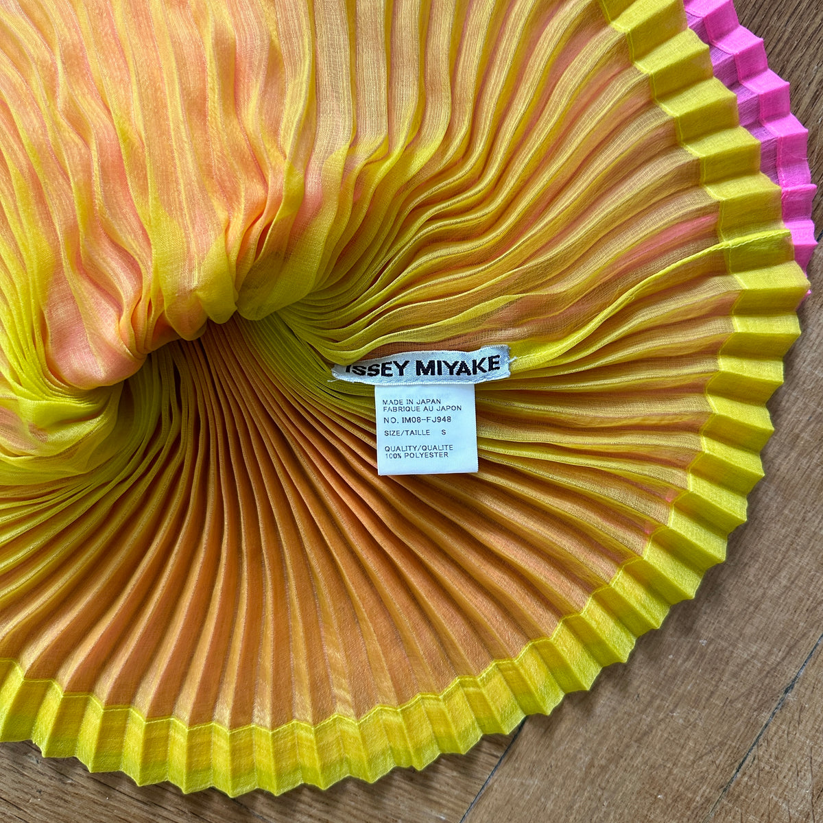 Issey Miyake Pleats Please Fluorescent Double Layer Plissee Top