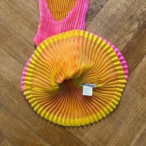 Issey Miyake Pleats Please Fluorescent Double Layer Plissee Top