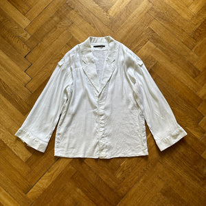 Haider Ackermann White Linen Jacket