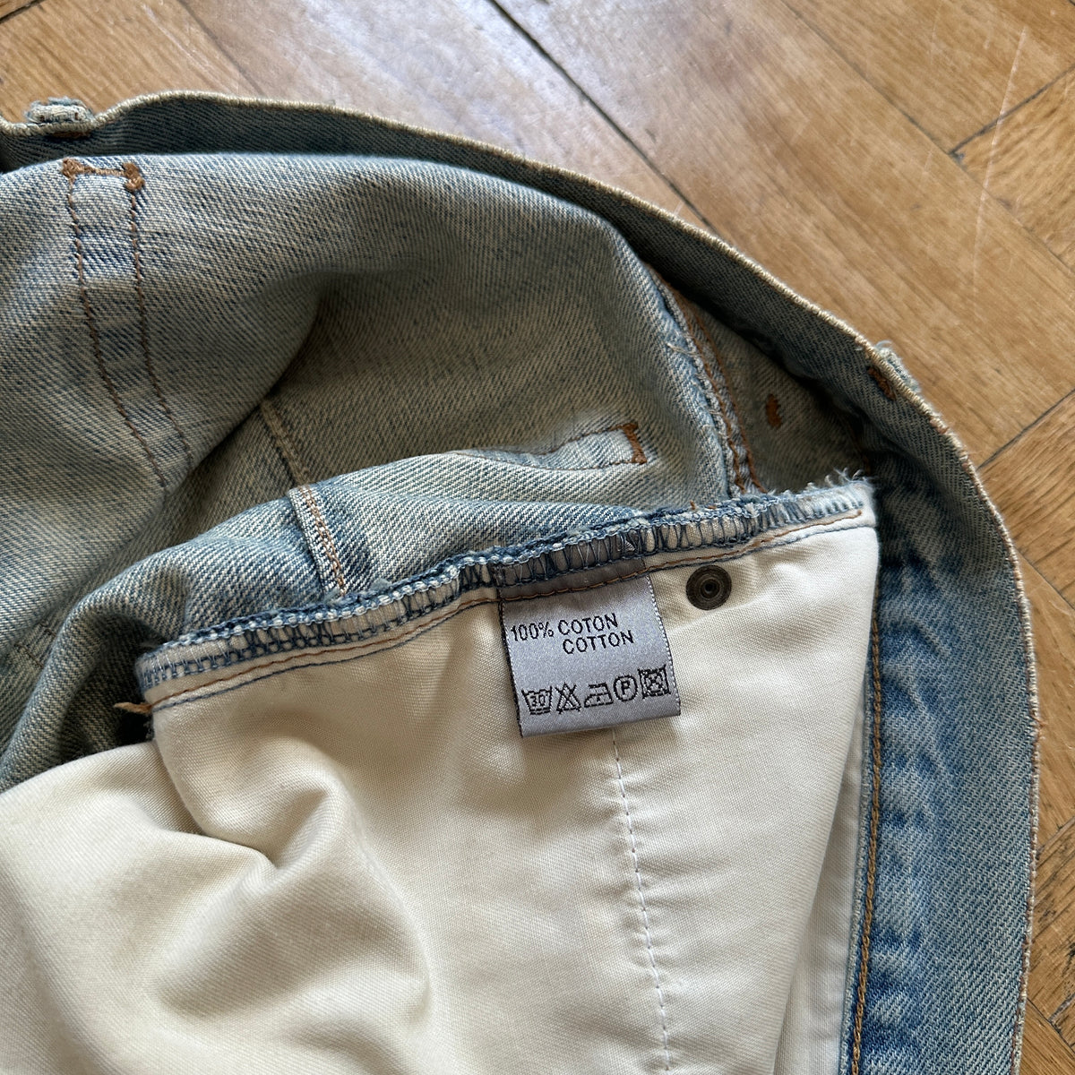 Dior Homme SS06 Light Blue Distressed Denim