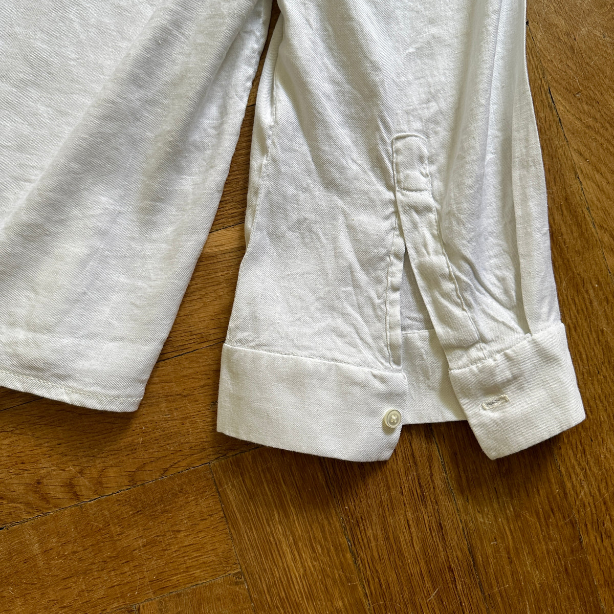 Haider Ackermann White Linen Jacket