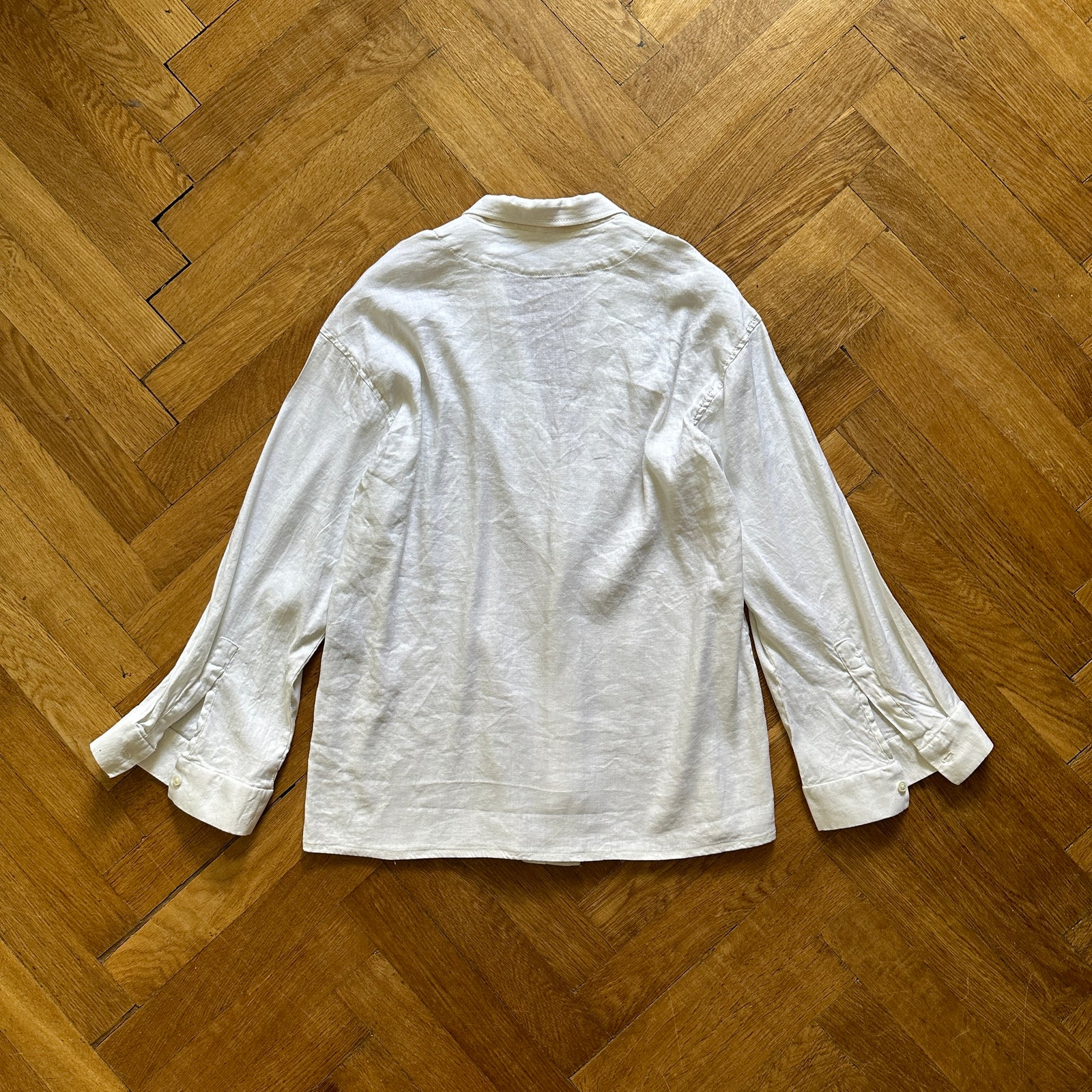 Haider Ackermann White Linen Jacket