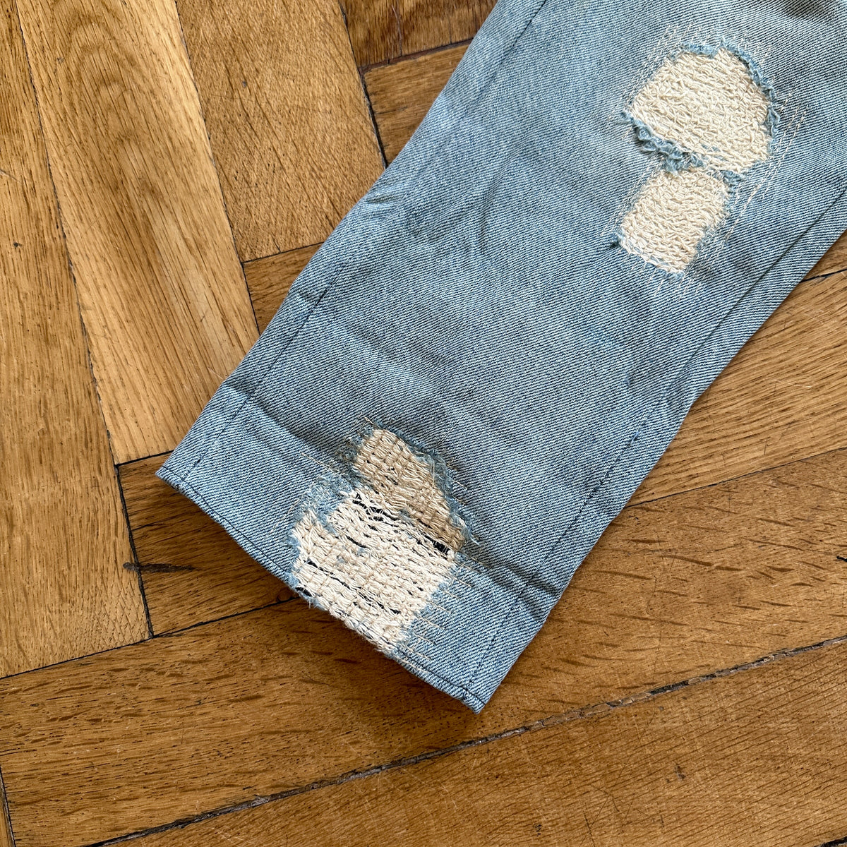 Dior Homme SS06 Light Blue Distressed Denim