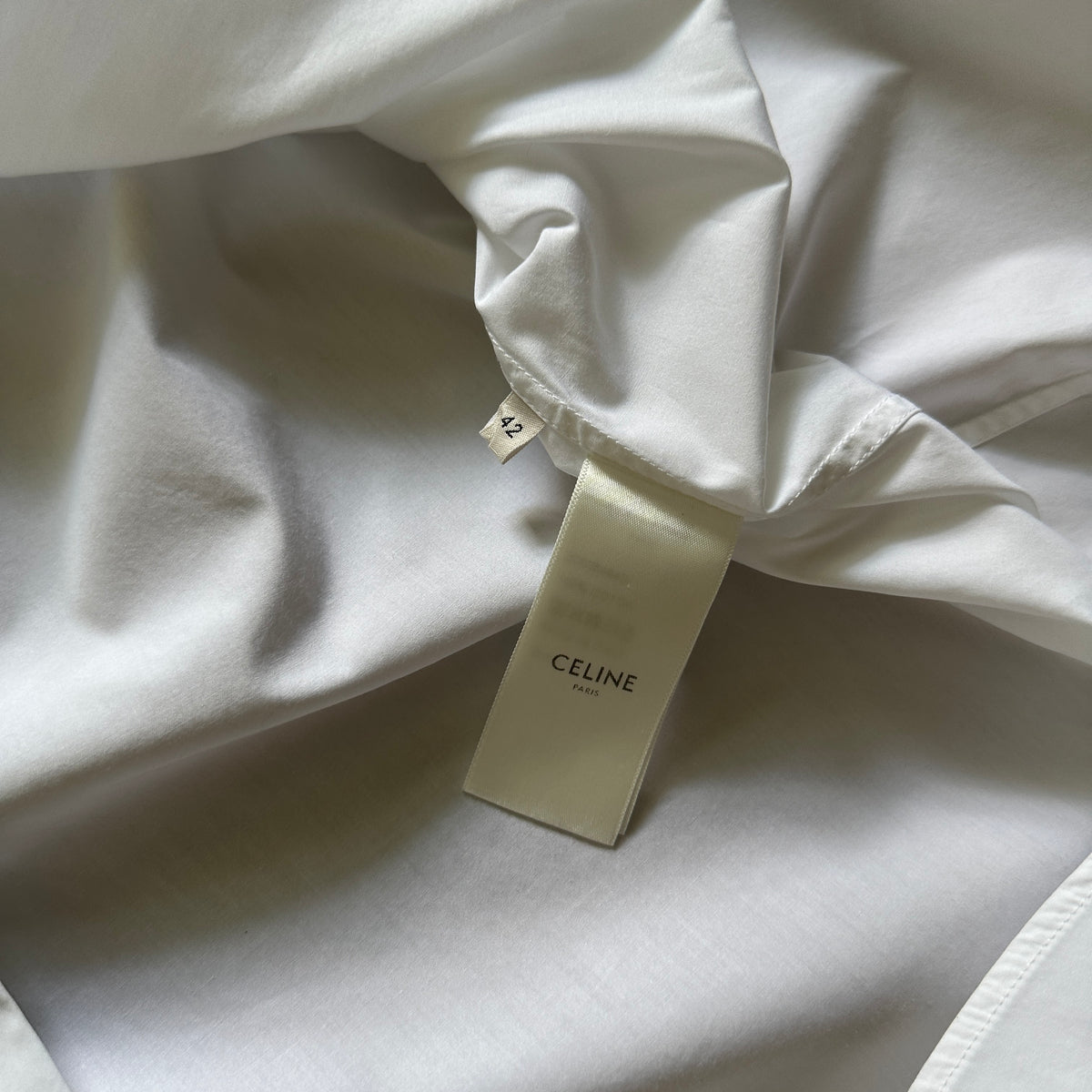 Celine by Hedi Slimane White Button Up Shirt