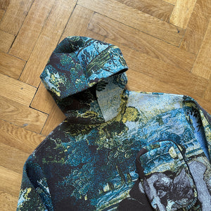 Louis Vuitton Pre SS20 Tapestry Cargo Hoodie Sample