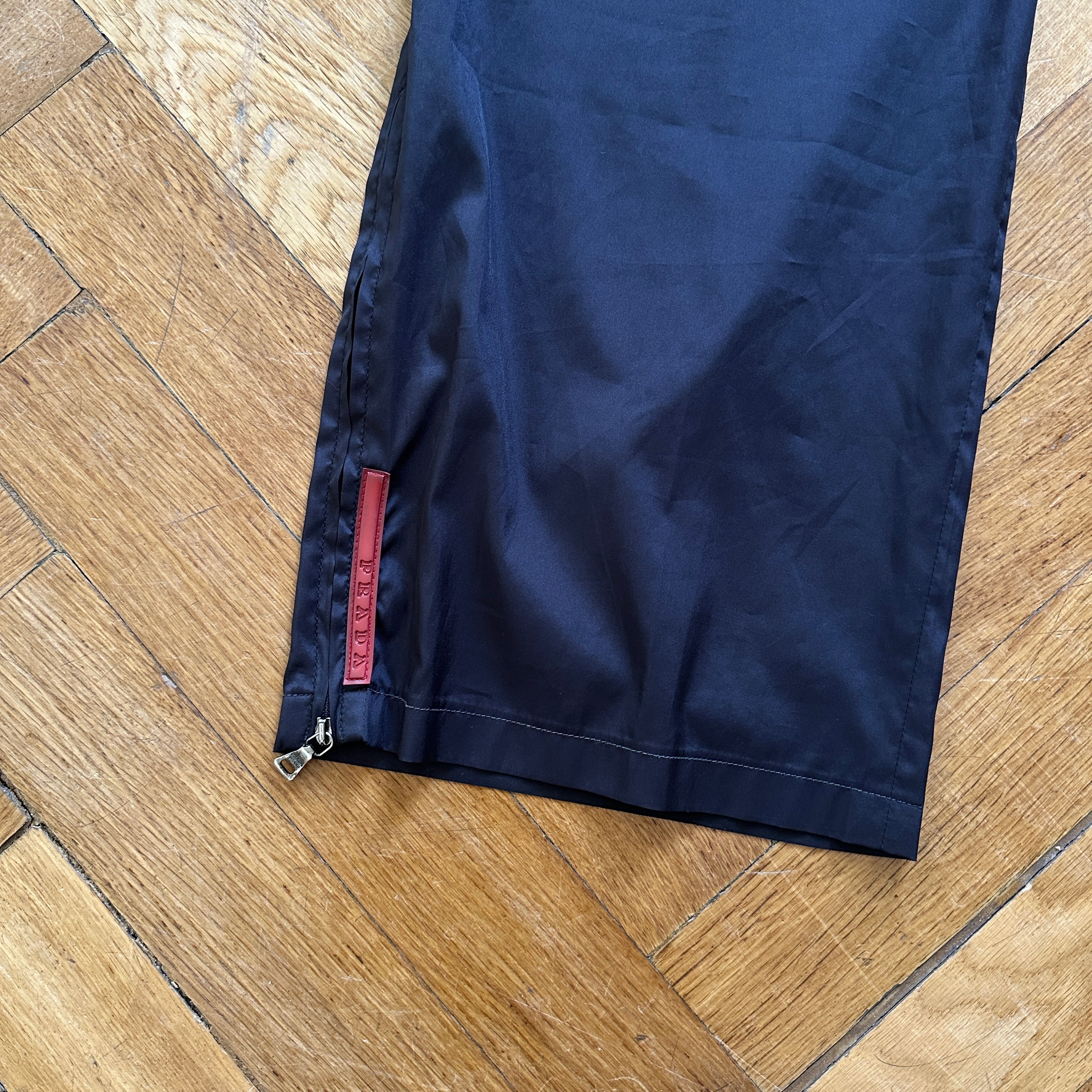 Prada Sport 2000s Black Nylon Pants