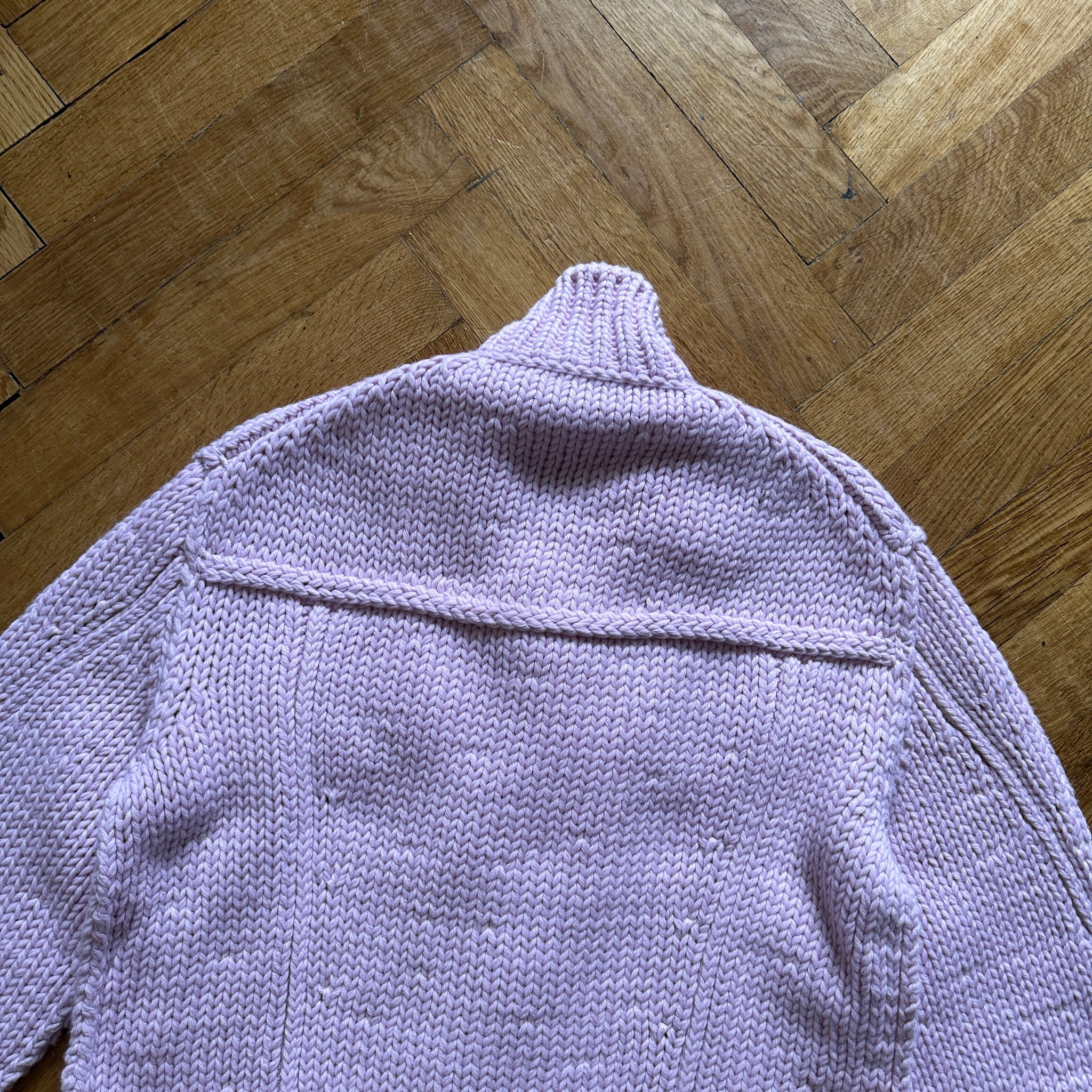 Louis Vuitton chunky buttoned knit jacket SS20 via @rys