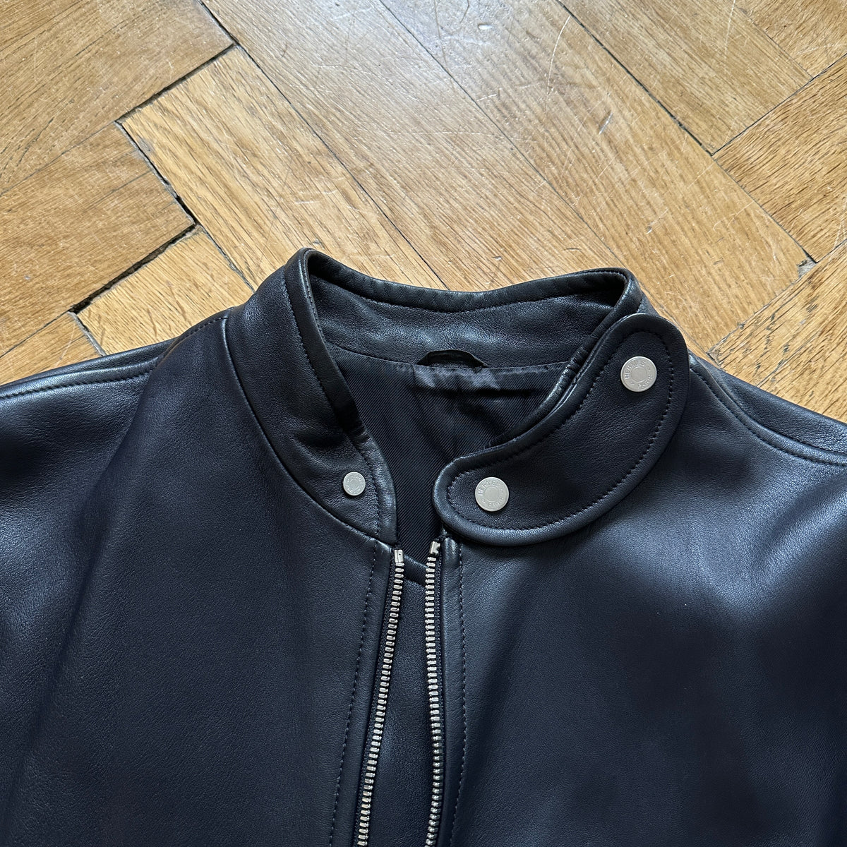 Hermès Lambskin Prototype Leather Jacket