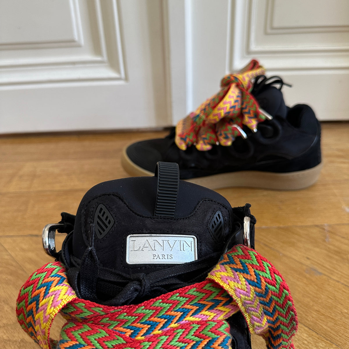 Lanvin FW20 Black Curb Sneaker