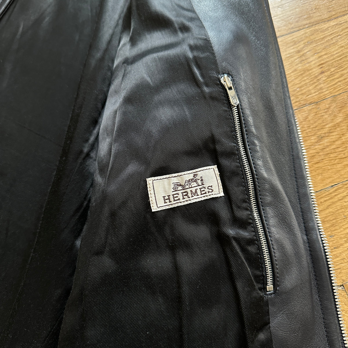 Hermès Lambskin Prototype Leather Jacket