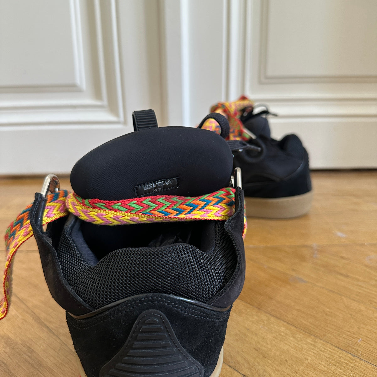 Lanvin FW20 Black Curb Sneaker