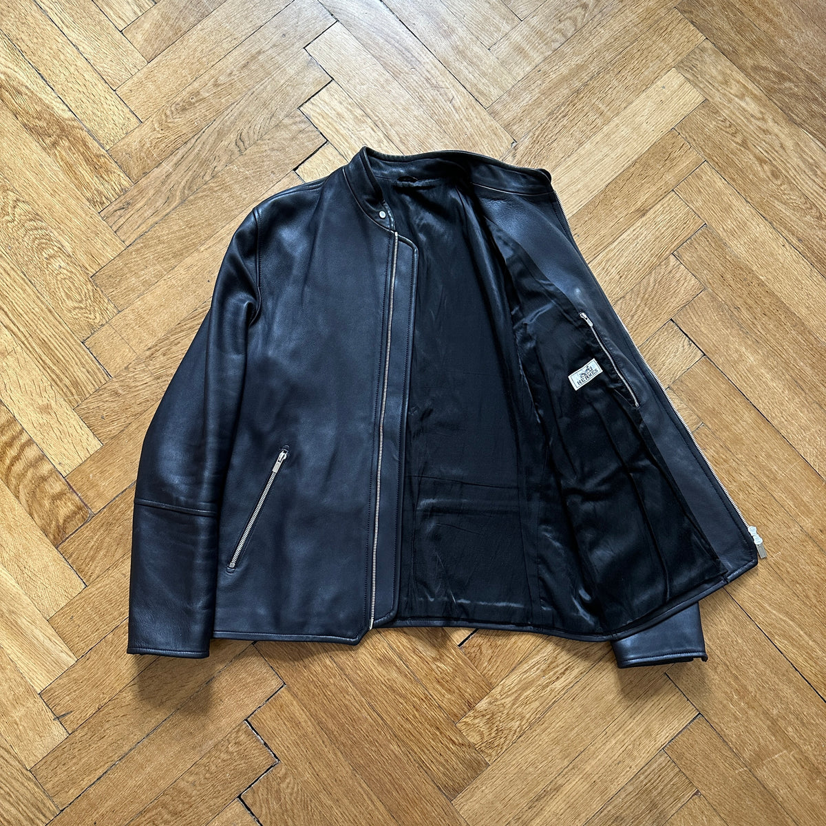 Hermès Lambskin Prototype Leather Jacket