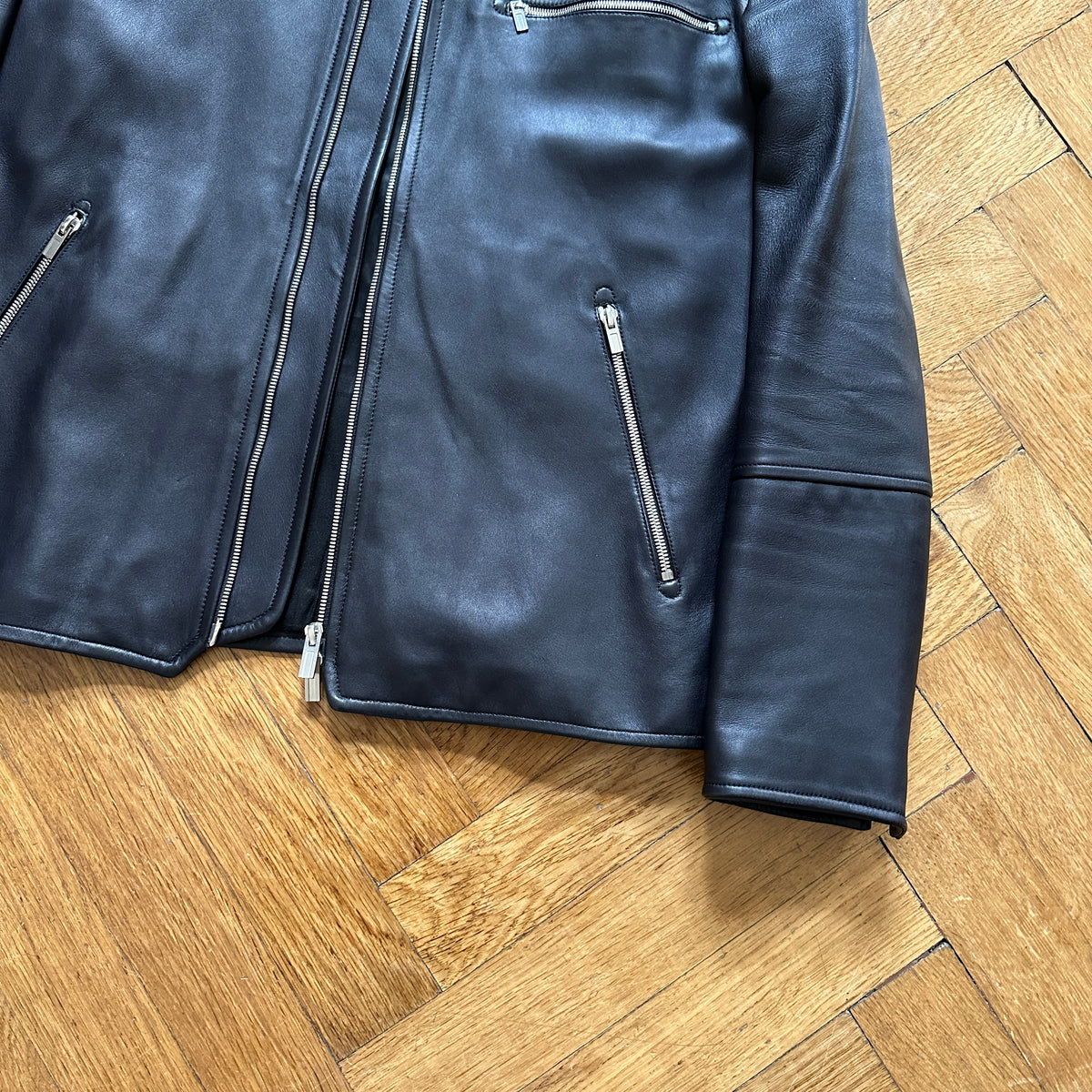 Hermès Lambskin Prototype Leather Jacket