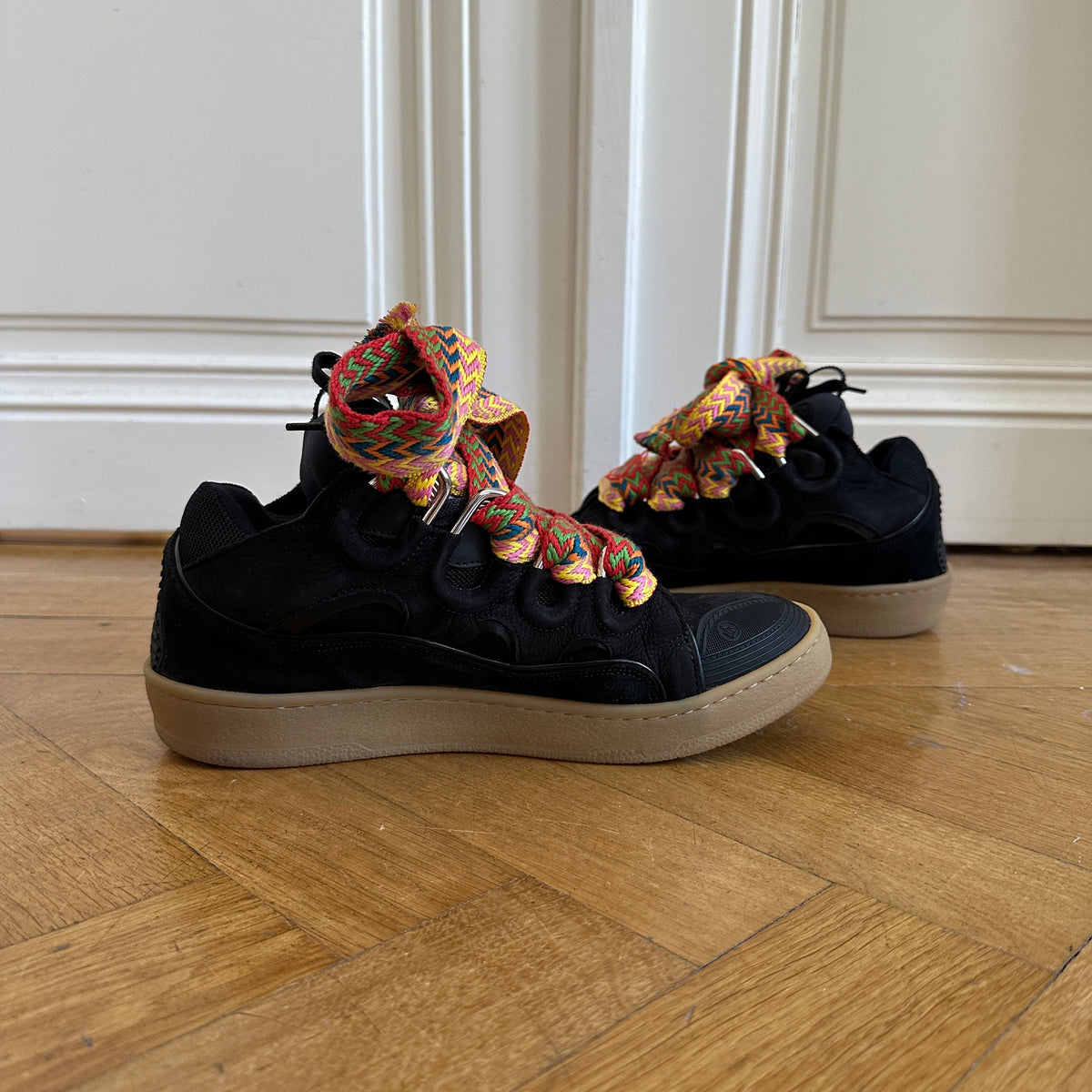 Lanvin FW20 Black Curb Sneaker