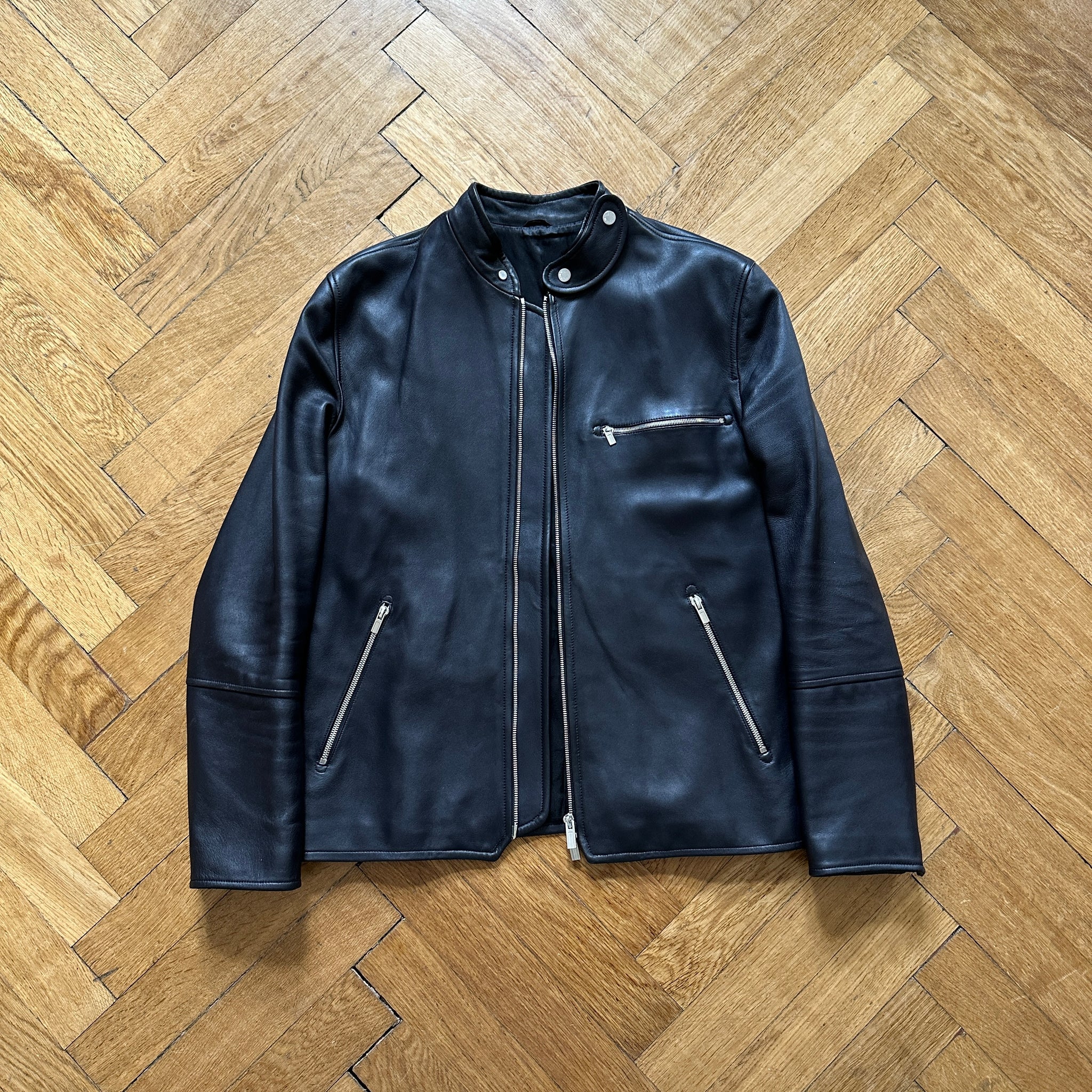 Hermès Lambskin Prototype Leather Jacket - Ākaibu Store