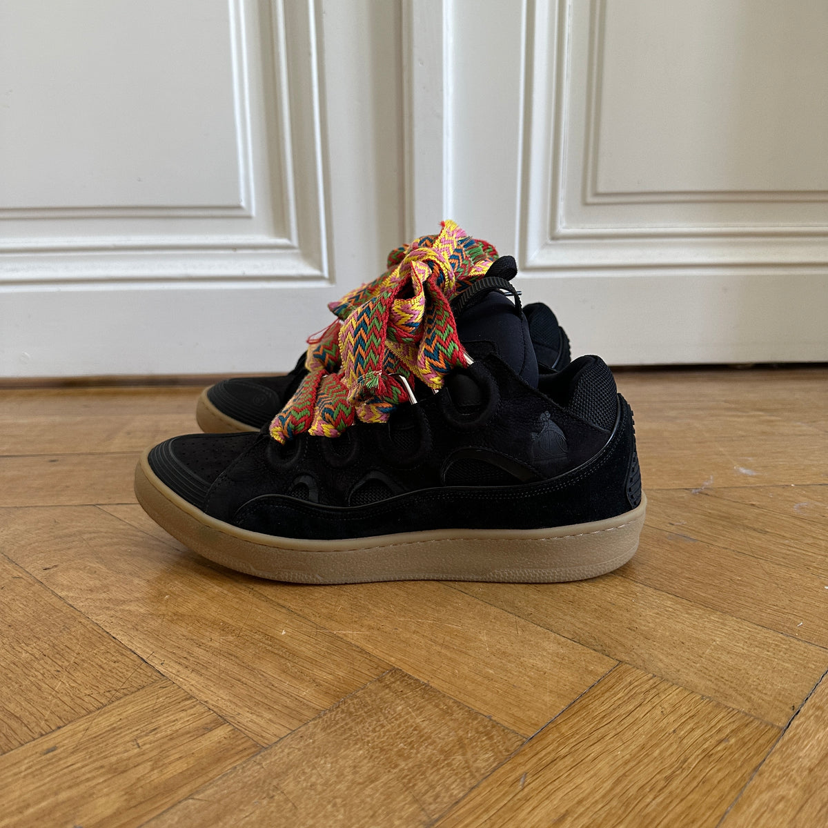 Lanvin FW20 Black Curb Sneaker