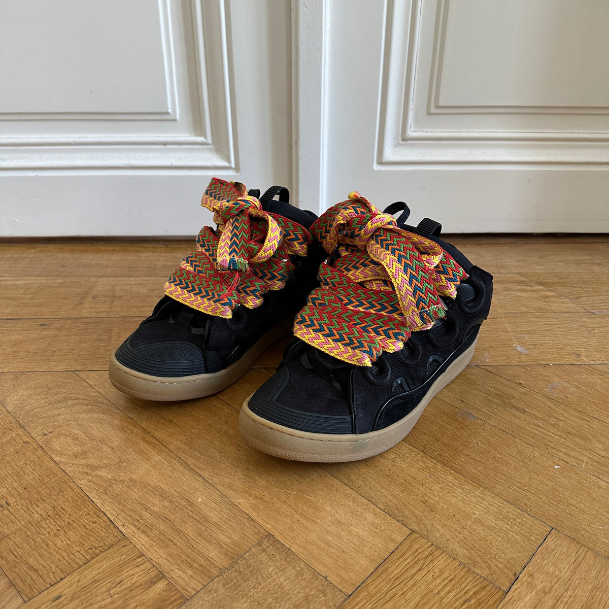 Lanvin FW20 Black Curb Sneaker