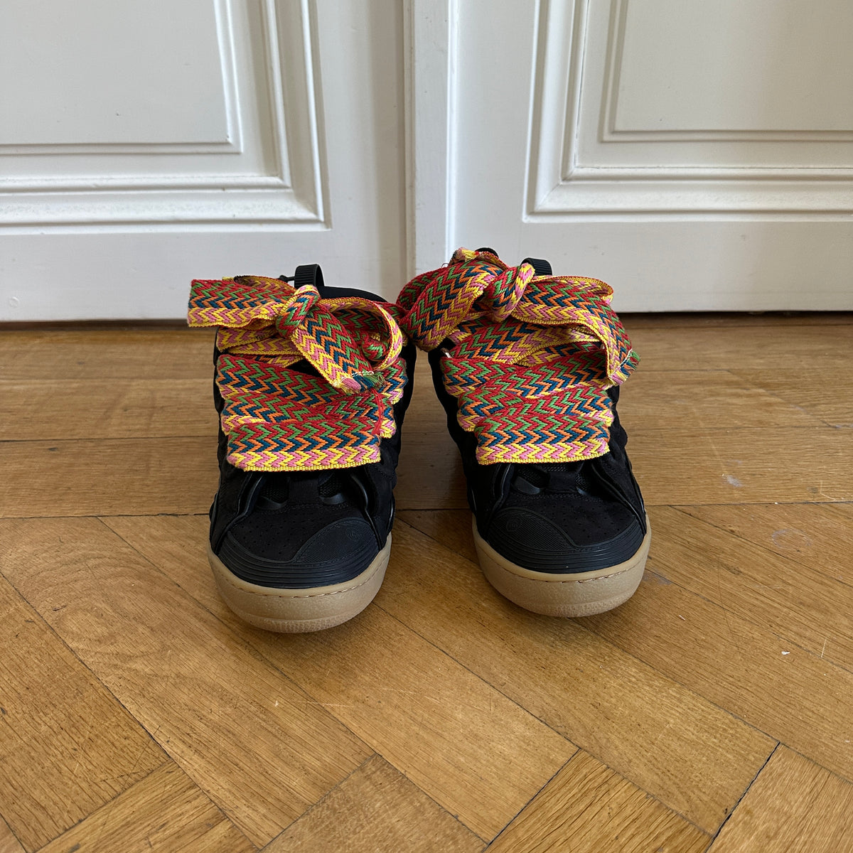 Lanvin FW20 Black Curb Sneaker