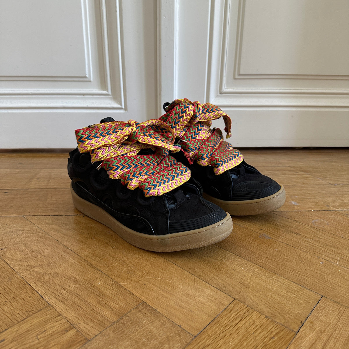 Lanvin FW20 Black Curb Sneaker