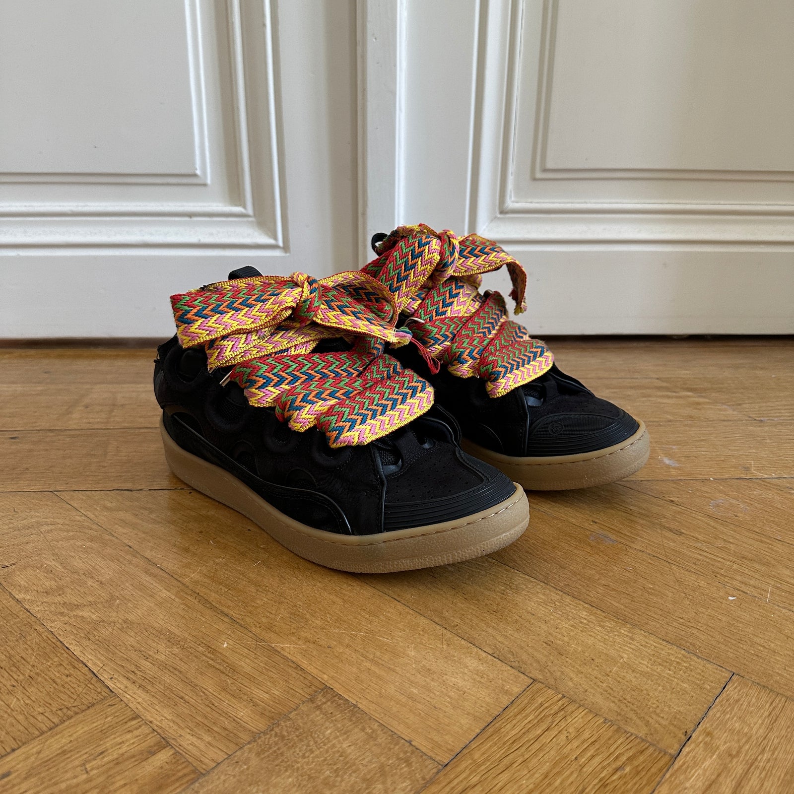 Lanvin FW20 Black Curb Sneaker