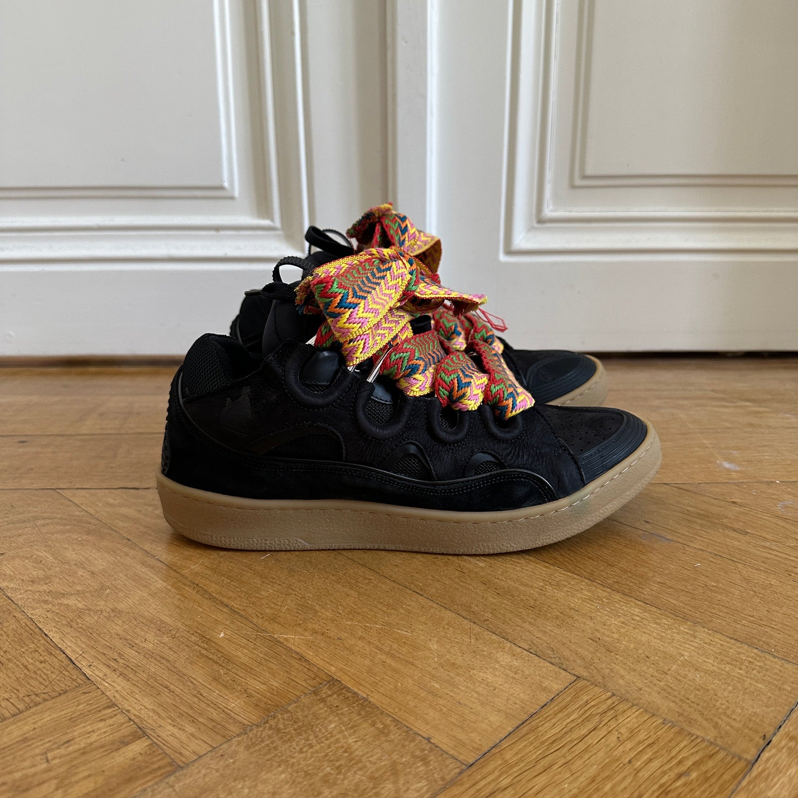 Lanvin FW20 Black Curb Sneaker