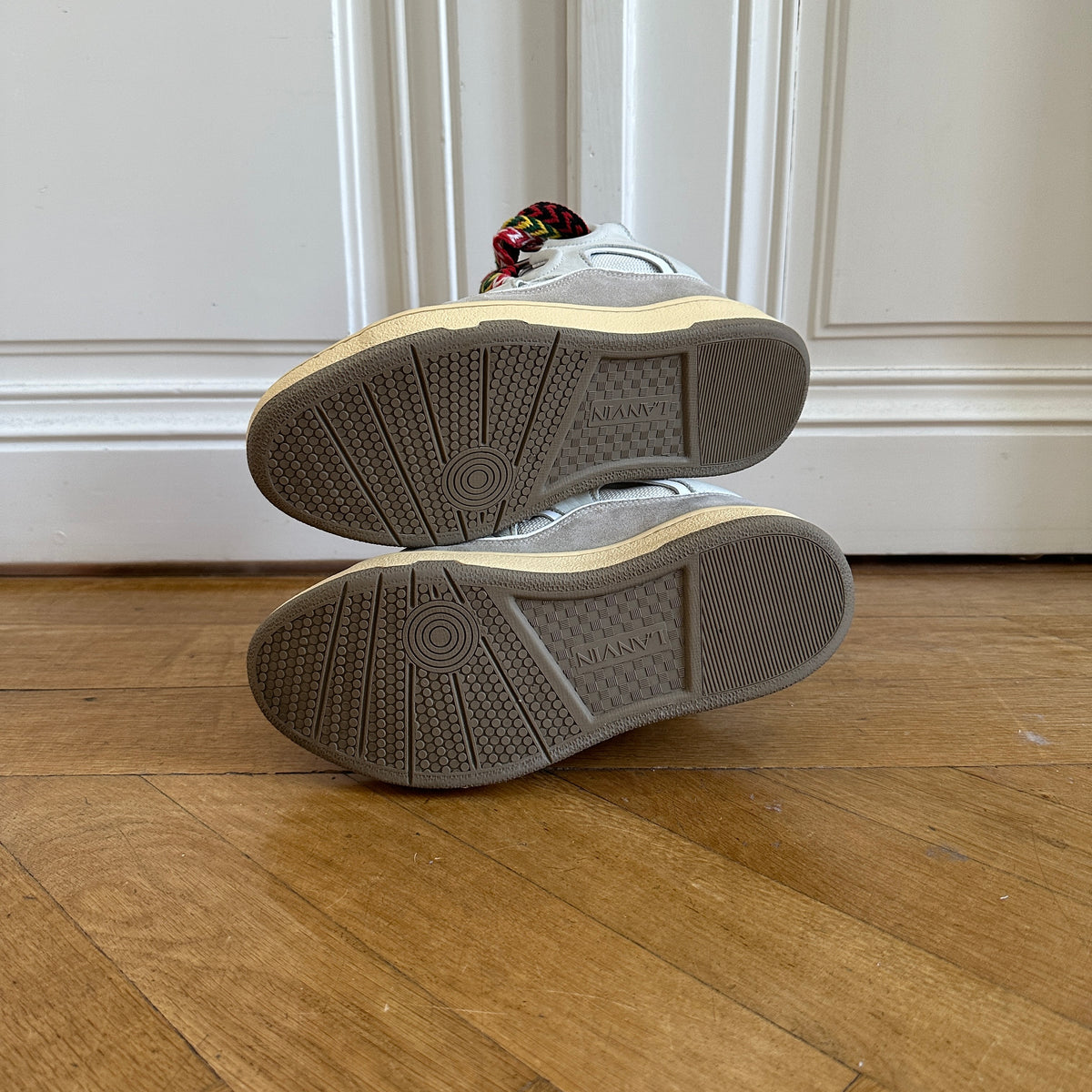 Lanvin FW20 Grey Curb Sneaker