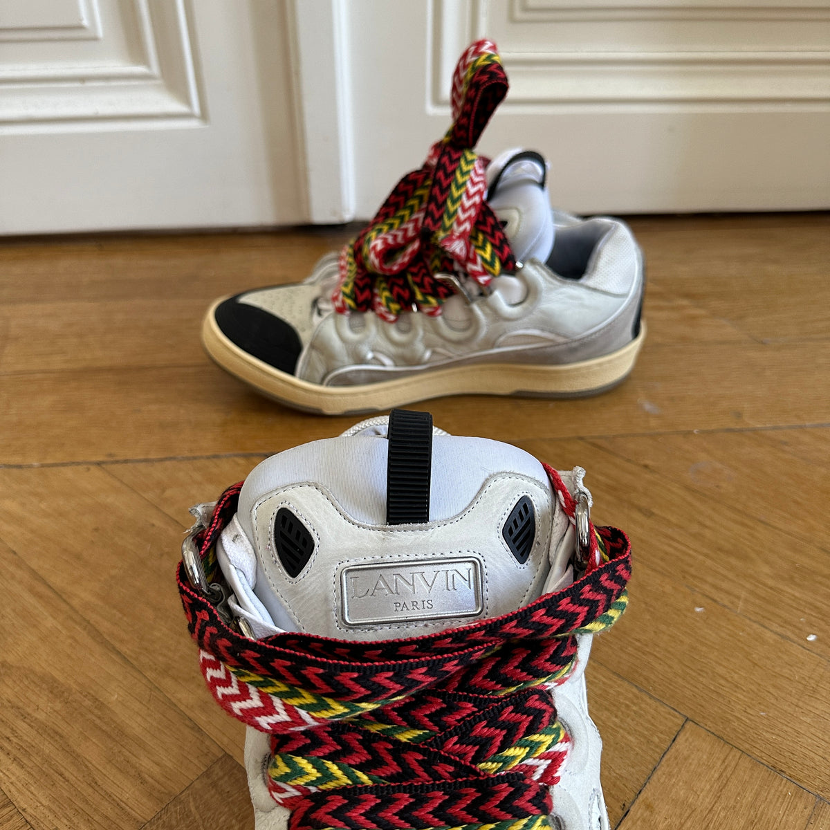 Lanvin FW20 Grey Curb Sneaker