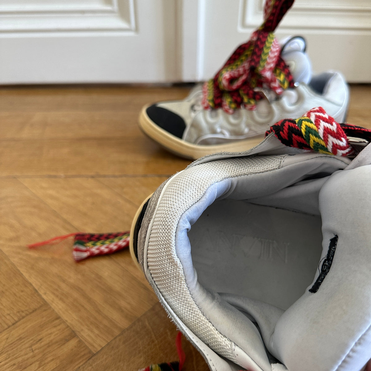 Lanvin FW20 Grey Curb Sneaker