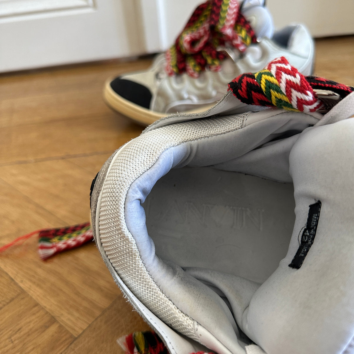 Lanvin FW20 Grey Curb Sneaker